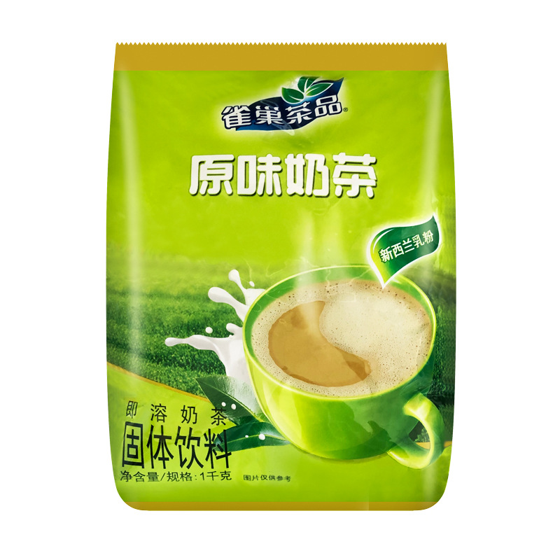 原味奶茶1000克正面