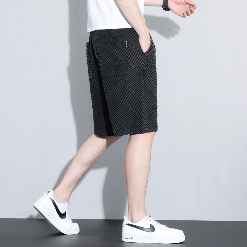 Летняя прохладная тонкая модная дышащая ткань брюки oversized, свободный прямой силуэт