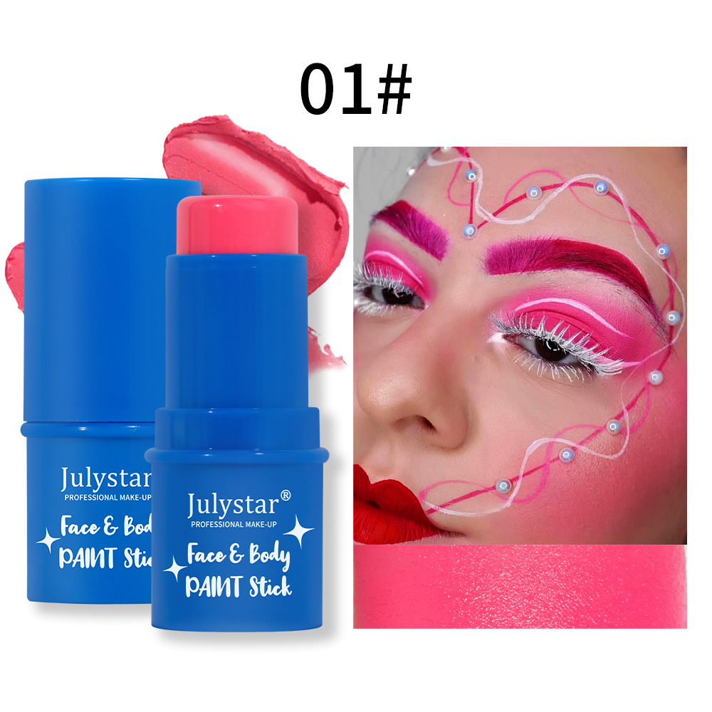 Halloween body cream, makeup, water-soluble fluorescent facial stage painting stick_viptrois.com