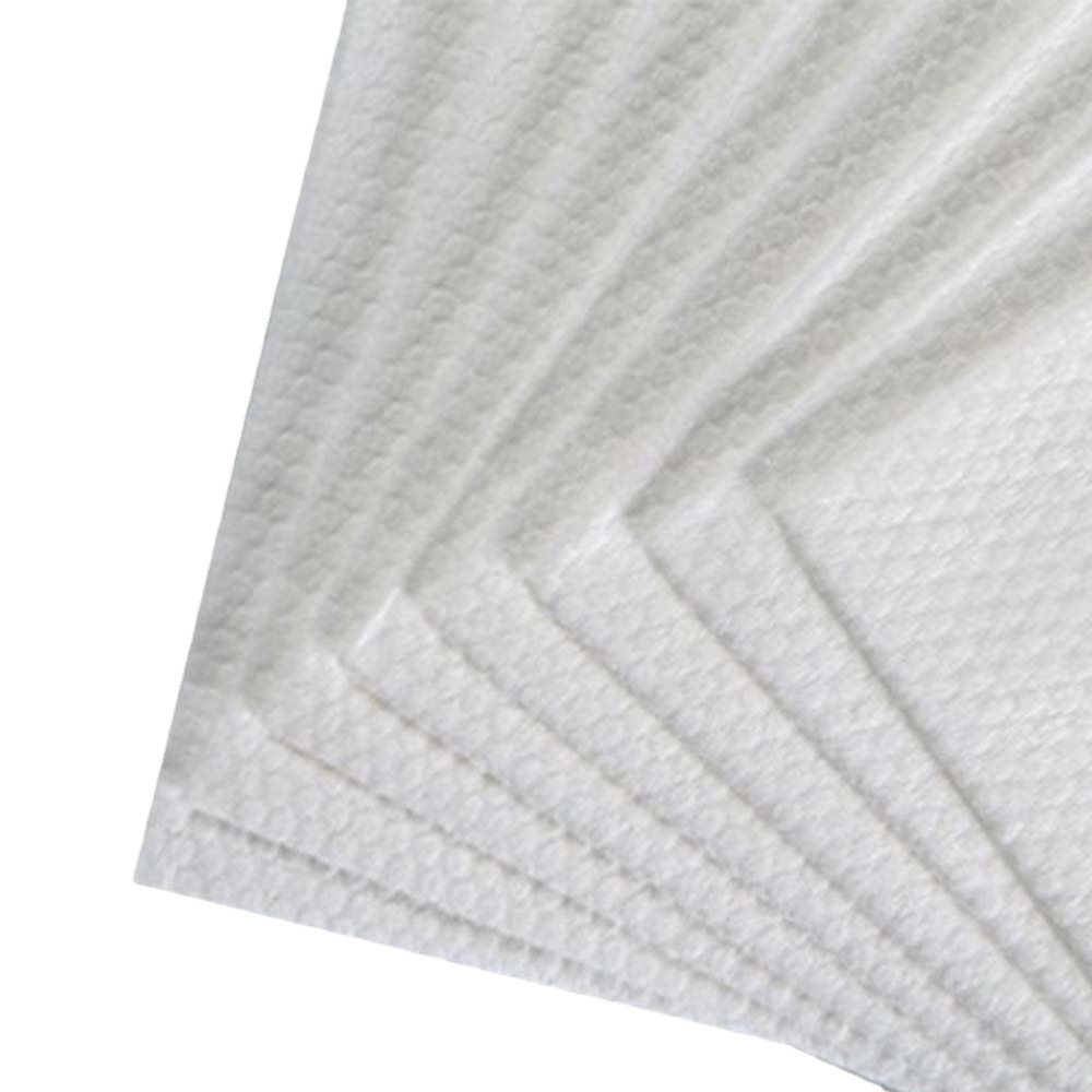 无纺布一次性毛巾沙龙巾美容巾干发巾水刺大珍珠纹 40cmx80cm 50