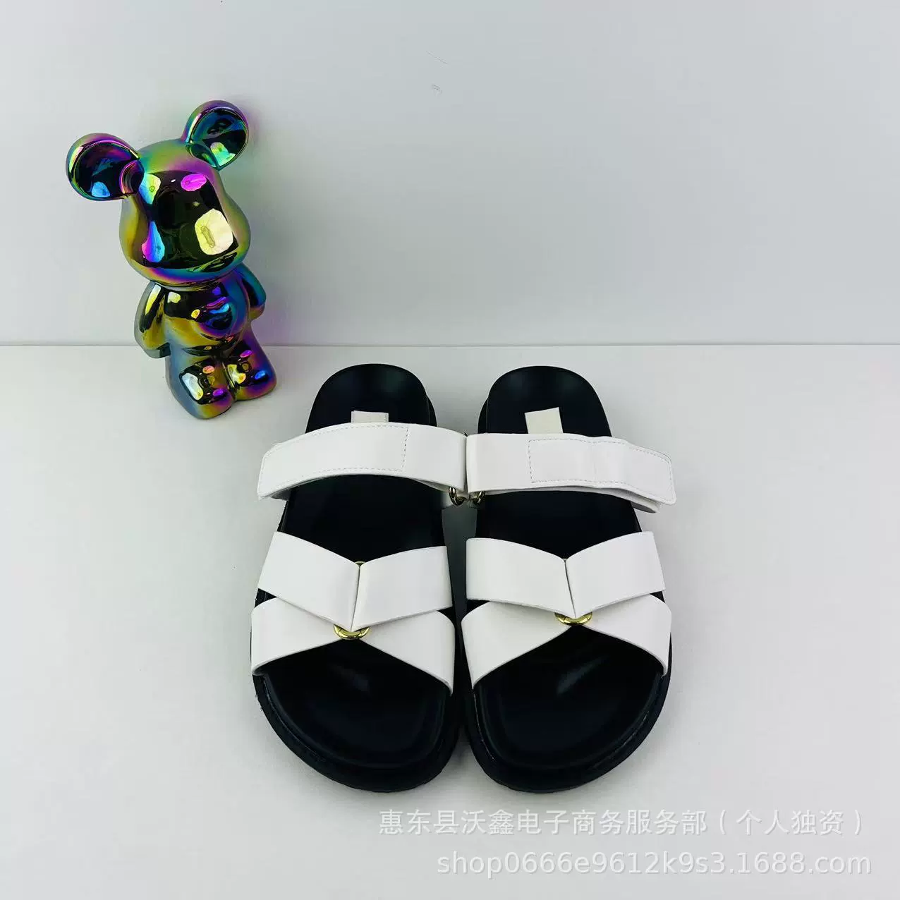 Woxin ZA Летний новый белый популярный ретро снаружи носить плоские повседневные сандалии