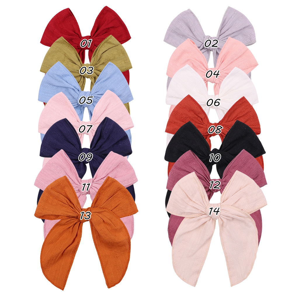 Fruit Color Bow Hairpin European And American New Large Back Head Clip display picture 1