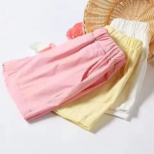 Children's casual shorts, girl's Korean style, outerwear summer wear thin pants, children and middle-aged children beach pants, breathable