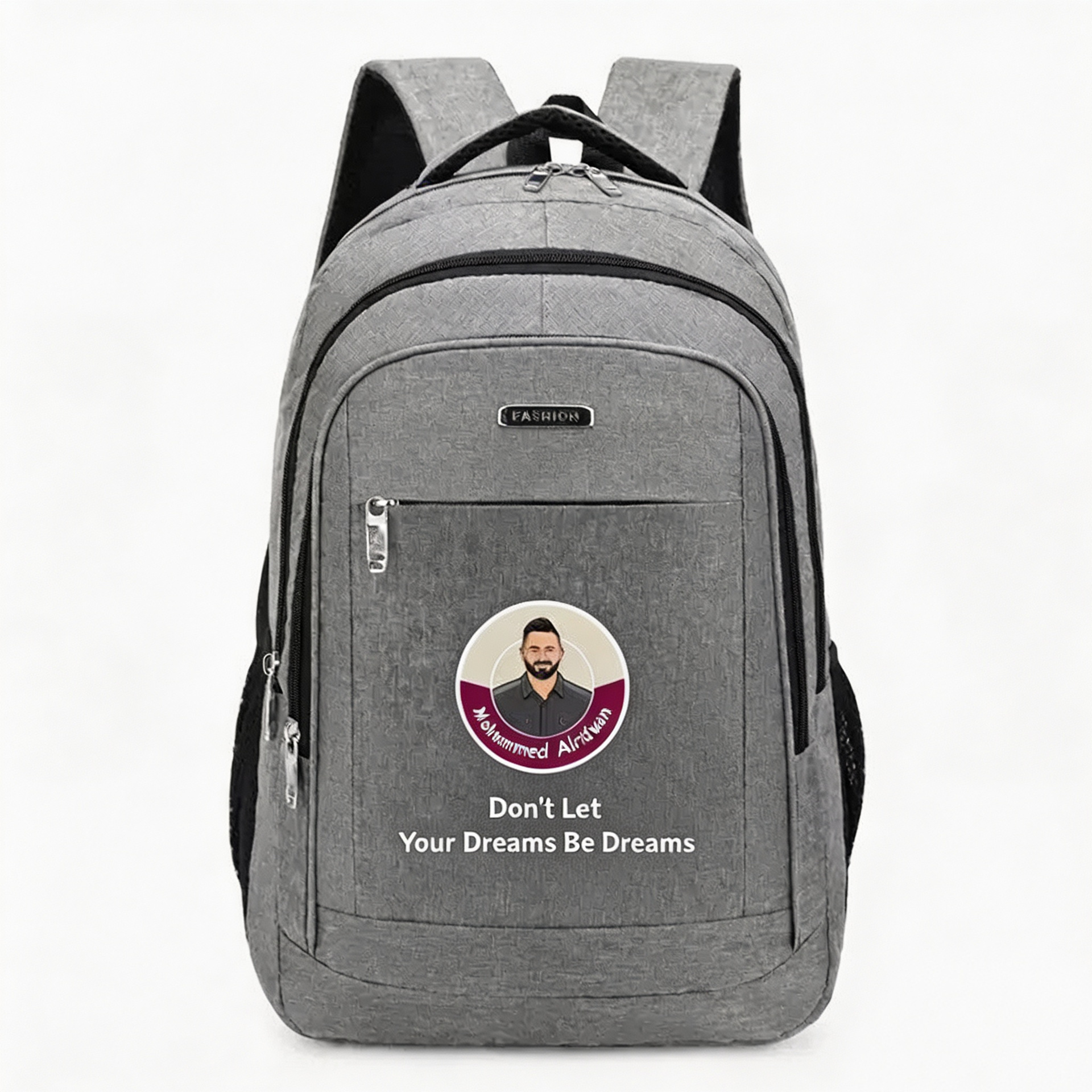 Modelo estampado gris