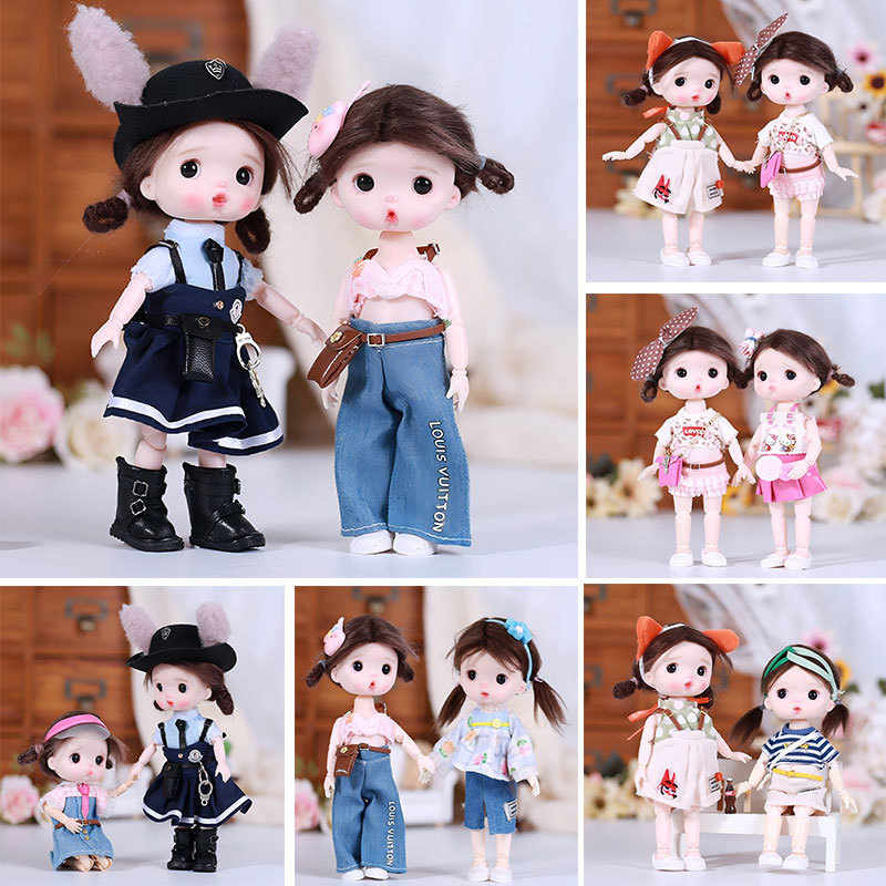 Ob11 New Baby Clothes Casual Cute Skirt Suit Bjd Doll Clothes Spot Cotton Wholesale Doll Ob11 New Baby Clothes Casual Cute Skirt Suit Bjd Doll Clothes Spot Cotton Wholesale Doll