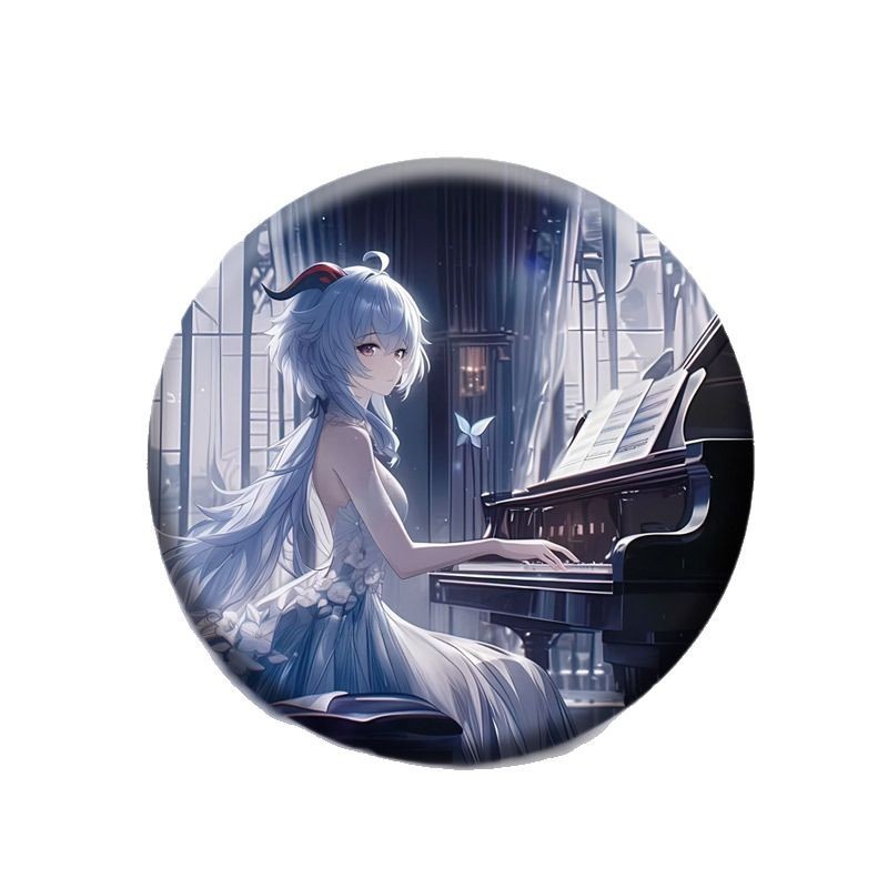 元神甘雨曲高と寡人人周辺のハガキのレーザーチケットのバッジの学生のブックマークの二次元|undefined