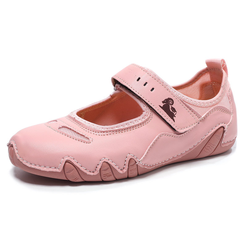 Giày thể thao nữ Mary Jane quai dán mũi tròn, đế bằng, phong cách casual — 20137 Xanh đậm, 20137 màu hồng, 20137 màu xanh lá cây, 20137 màu xám