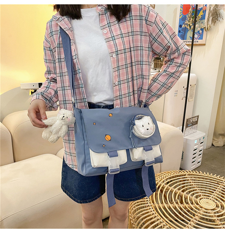 Wholesale Fashion Cartoon Doll Pendant Messenger Bag Nihaojewelry display picture 7