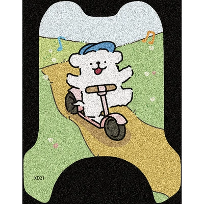 Xiaodao Dessert Wisdom Chinese Style Electric vehicle foot mat - skateboard-dog