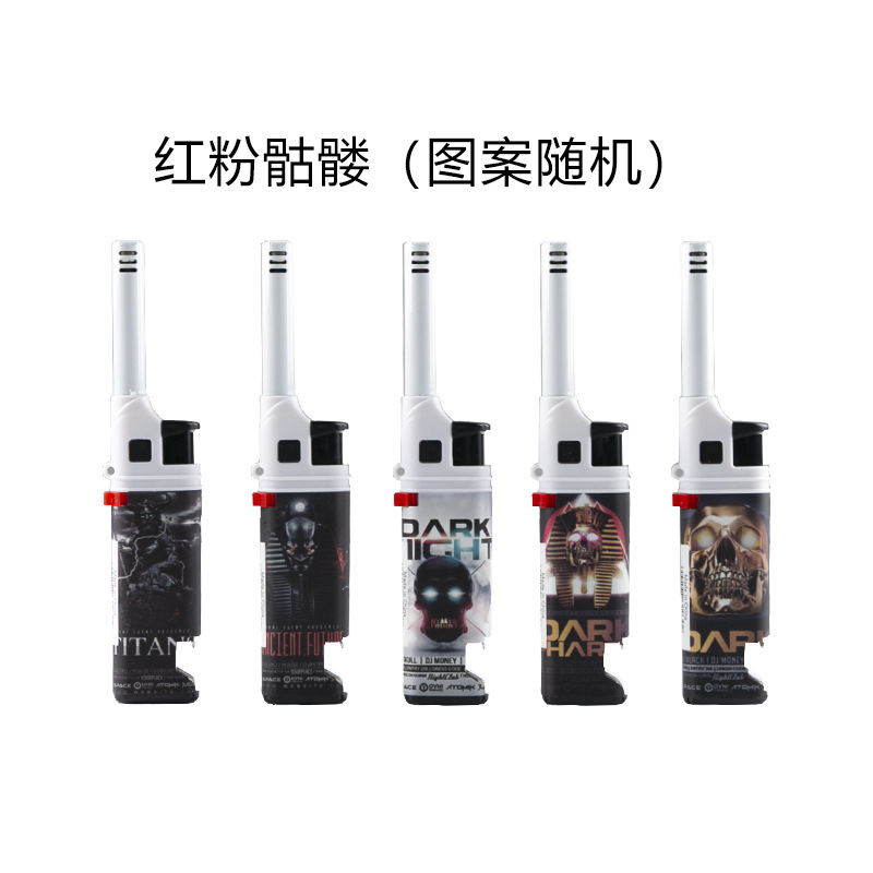 encendedor a prueba de viento mango alargado infláble seguro y duradero encendedor de boca larga vendedor fuera del usuario pistola de encendido multifuncional