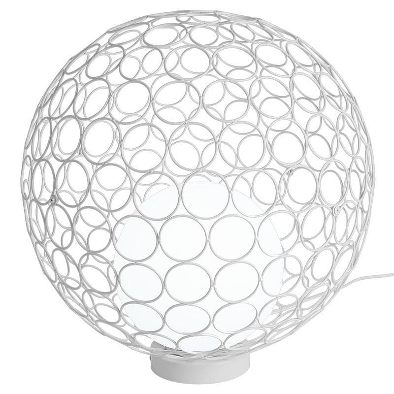 Sala de estar simple decoración moderna lámpara de piso de alto valor de cara multifacé bola hueca bola red roja lámpara de protección de ojos interior 378L image 5