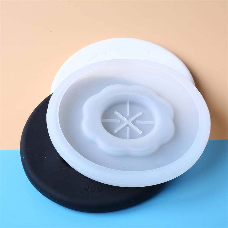 Food grade star mouth silicone cup lid universal cup lid soft lid dust cover all-match Universal Daily necessities