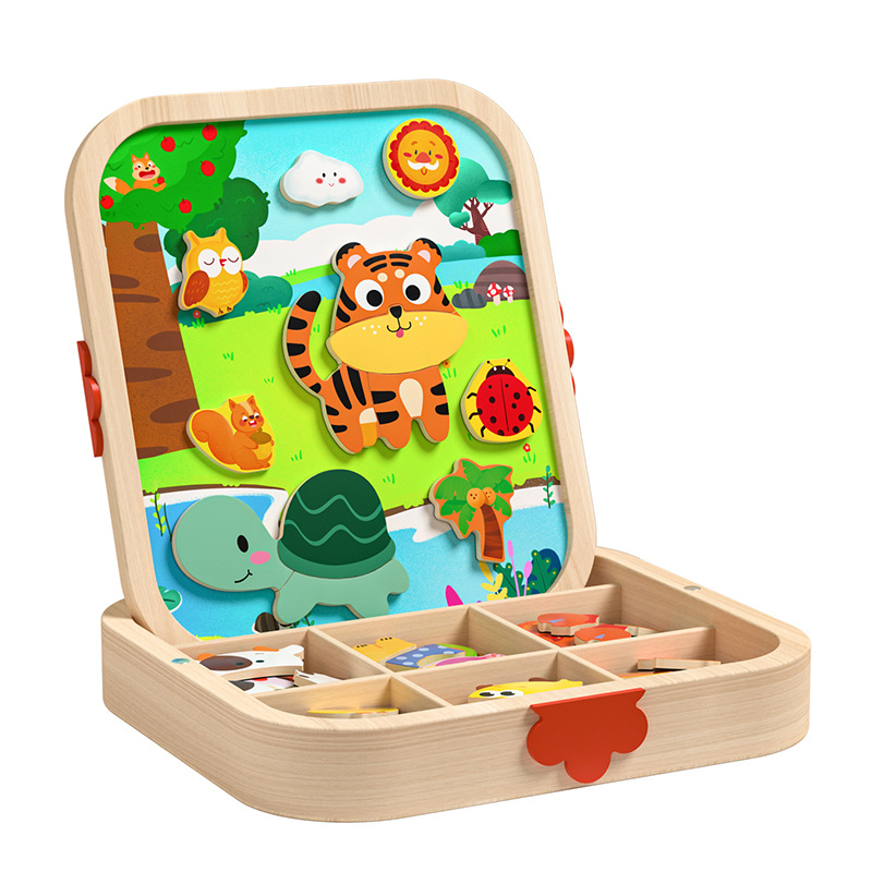 Puzzle magnético para niños Puzzle magnético para niños Niñas Regalos de educación temprana para niños pequeños