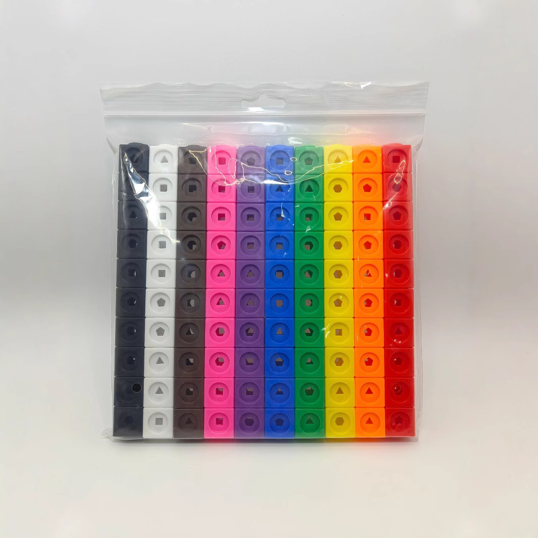 Bloques de construcción de bloques mágicos bloques de conexión gráficos bloques de construcción tridimensionales bloques de construcción de tarjetas cubo material didáctico matemáticas juguetes educativos