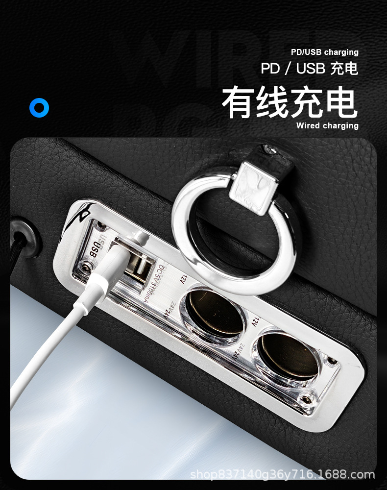 Suitable for modification of the central armrest box with handrest storage box for Toyota NOAH/VOXY60.70.80 series