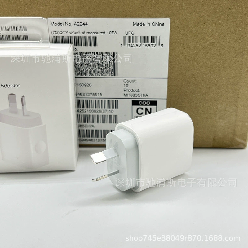 Австралийский стандарт Fast charging адаптер 20W для iPhone 15 14 Pro Max 12, разъем type-c кросс-бордер