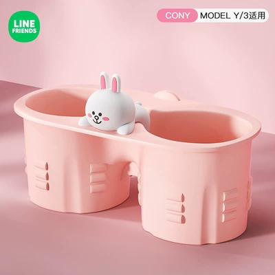 Car Center Console Water Cup – Car cup holder/beverage holder - model-y3-silicone-cup-holder-connie