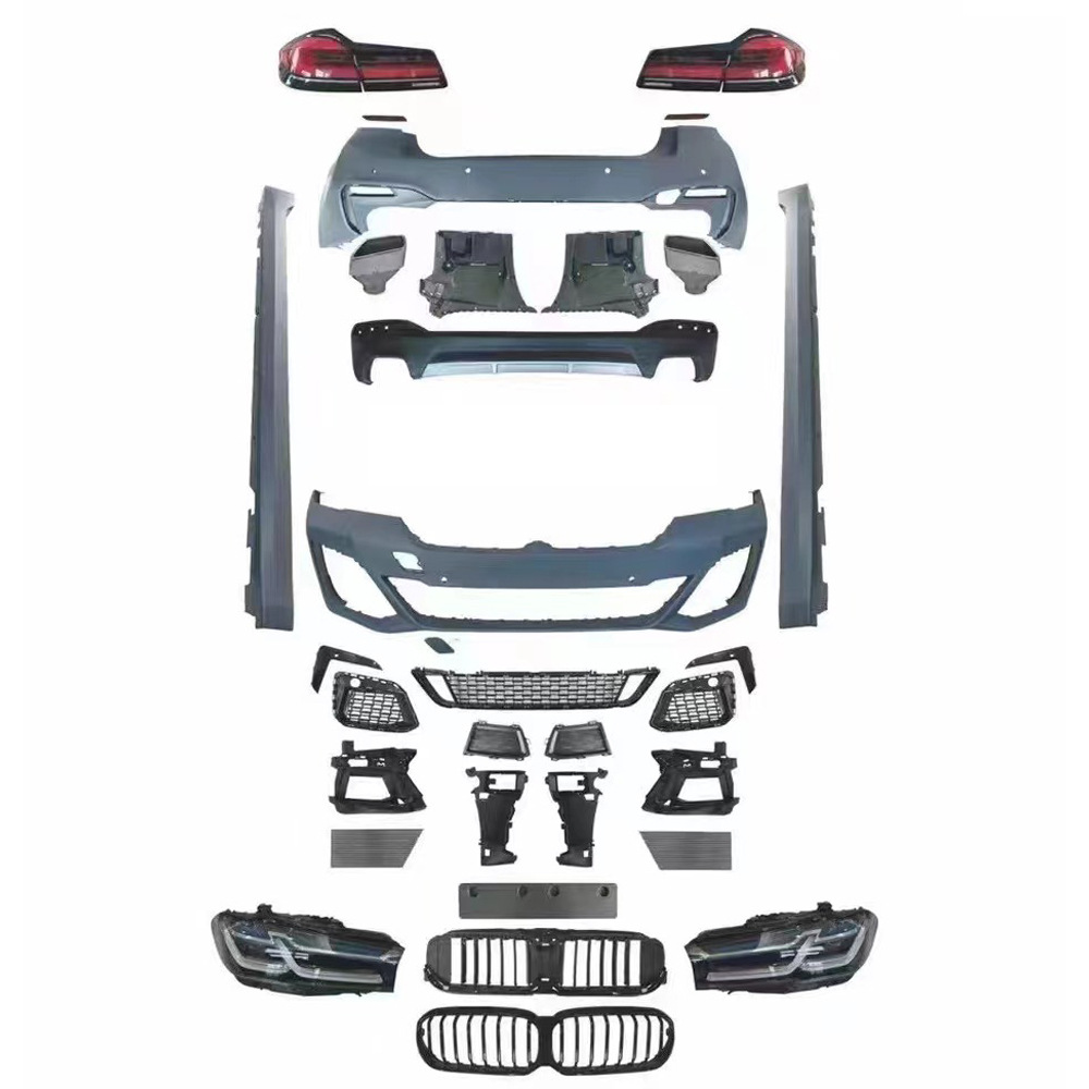 Suitable for 5 Series G30/G38 Early Model Year Old to New 21 Model Year Late Mt Body Kit Headlights Taillights Hood Fenders