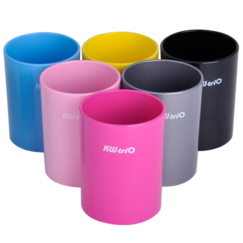 Kedio (KW-triO)BT-04 redondo titular de la pluma de plástico titular de la pluma de la esponja inferior almohadilla de protección cabeza de la pluma