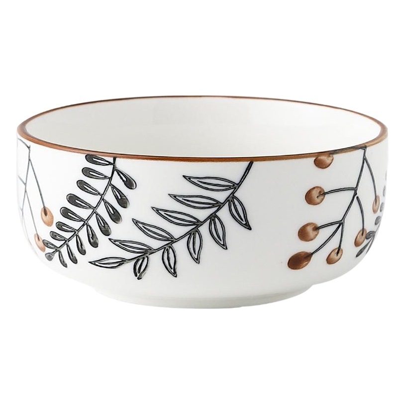 Vena creativa bajo vidriado pintado a mano vajilla de cerámica traje moderno minimalista hogar horno de microondas combinación placa de cerámica