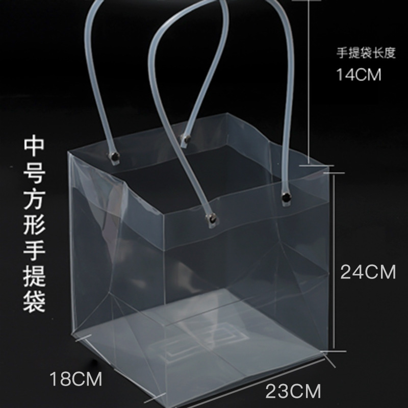 Bolso especial transfronterizo para flores, descuento al por mayor, bolsa trapezoidal de papel kraft impermeable, bolsa de embalaje de regalo, bolsa de ramo