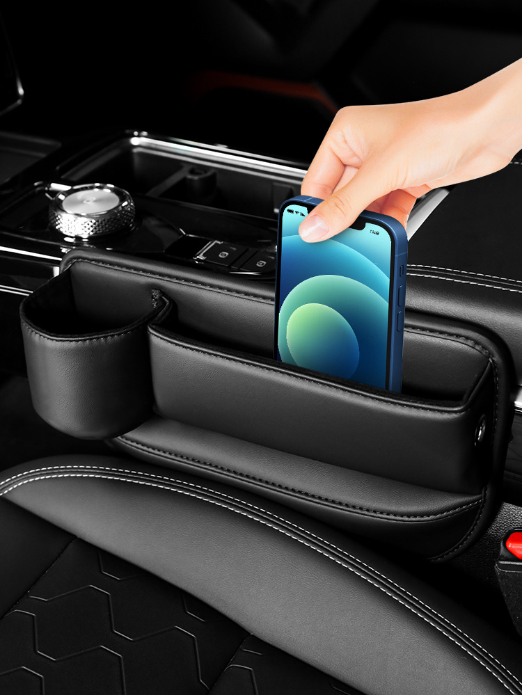 Interieuraccessoires: bekerhouder tussen de achterbank, opbergvak voor in de auto, organizer._voghion.com