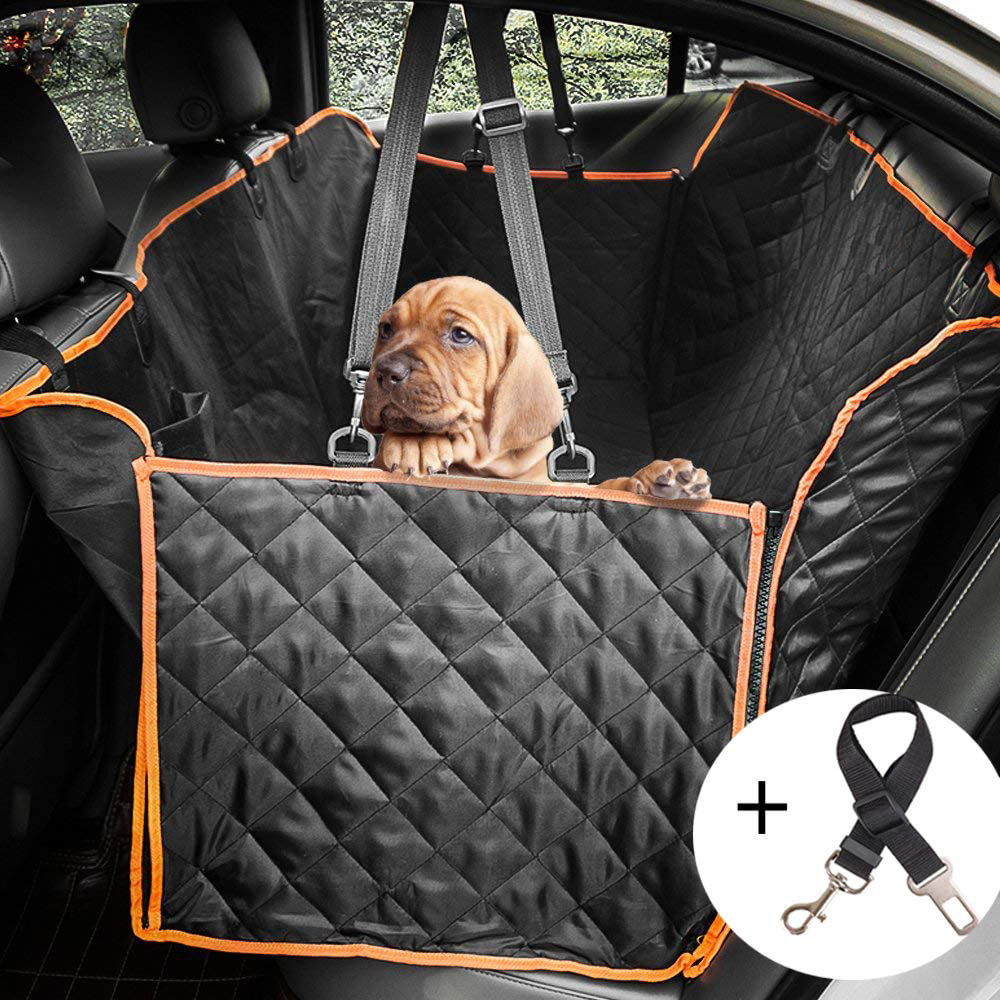 Perro de coche estera anti-sucio impermeable coche mascota alfombra trasera de algodón acolchado perro estera del coche del asiento trasero del coche estera del animal doméstico