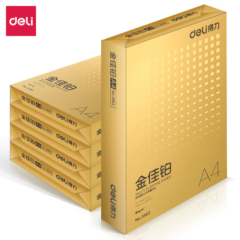 3564 Paquete de papel de copia de platino Jinjia-A4-80g-5 / A4