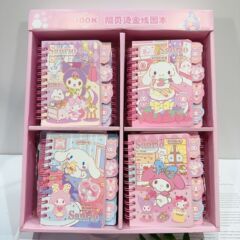 新型三麗欧線巻本かわいいアニメのページを隔てたノートの少女の心のメモ帳の手帳