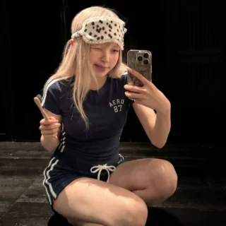 美式运动风藏青休闲字母印花睡衣女夏季短袖短裤家居服套装可外穿