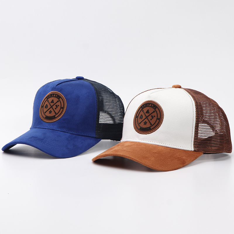 Cross-Border Aliexpress Hot-Selling Patch Mesh Hat Spring and Summer Breathable Camouflage Sun Protection Duck Cap Factory Spot Wholesale