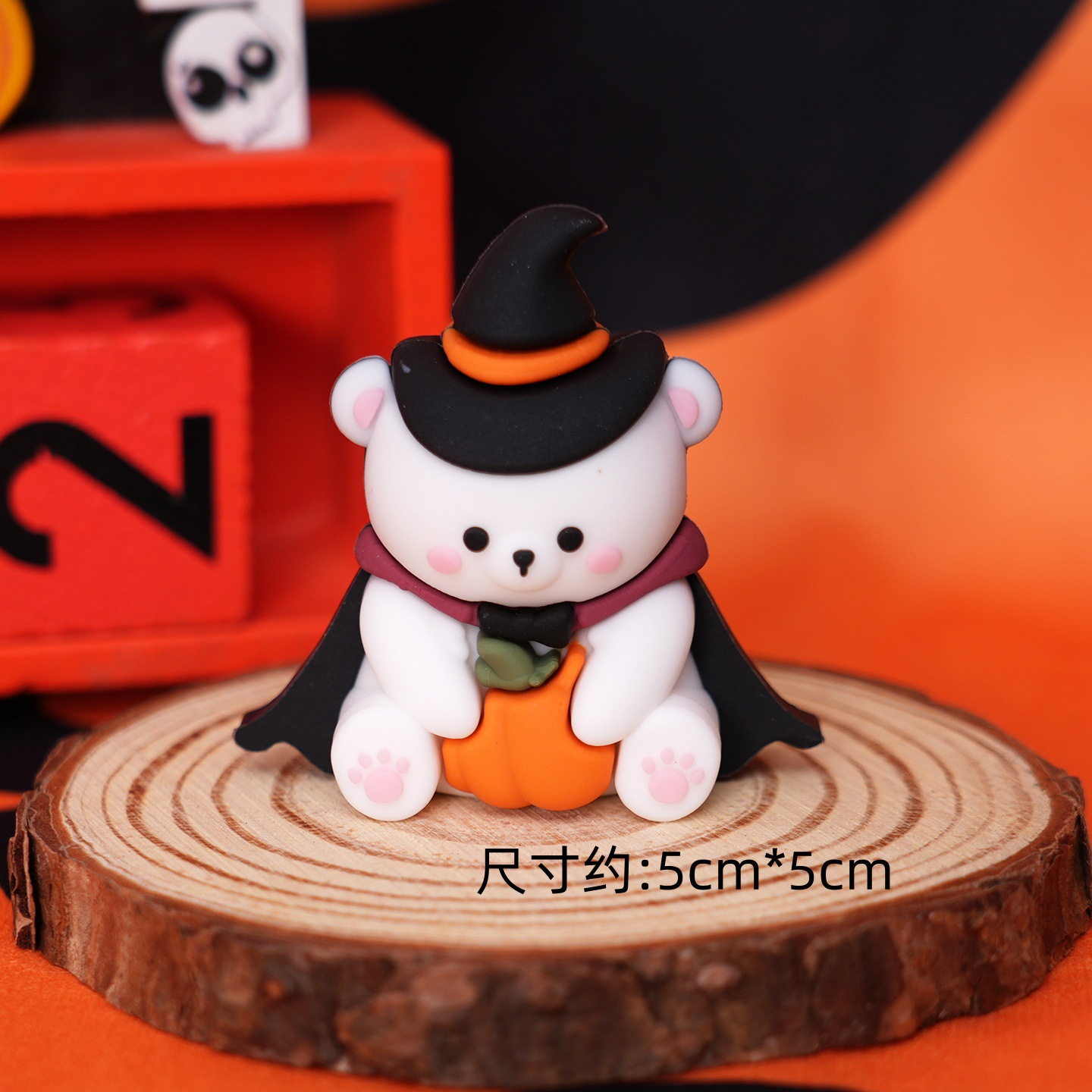 2025 Halloween Bo Bo Cup Cake Decoración festivales feliz bandera carnaval noche transparente bolsas de regalo de aperitivos portátiles