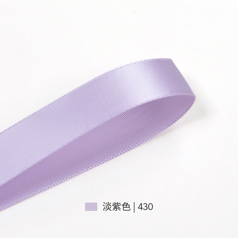 Cinta de poliéster de una sola cara de 16 mm de Yao Ming para decoración de bodas, cinta de satén, accesorios de decoración con lazos, cinta colorida