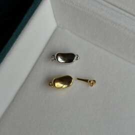 比多珠宝 珍珠项链配件扣 银扣铜扣元宝扣延长链 项链配件DIY珍珠