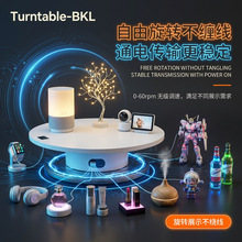 转盘王数码相机摄影电动旋转展示台手机配件产品拍摄转盘直播转盘