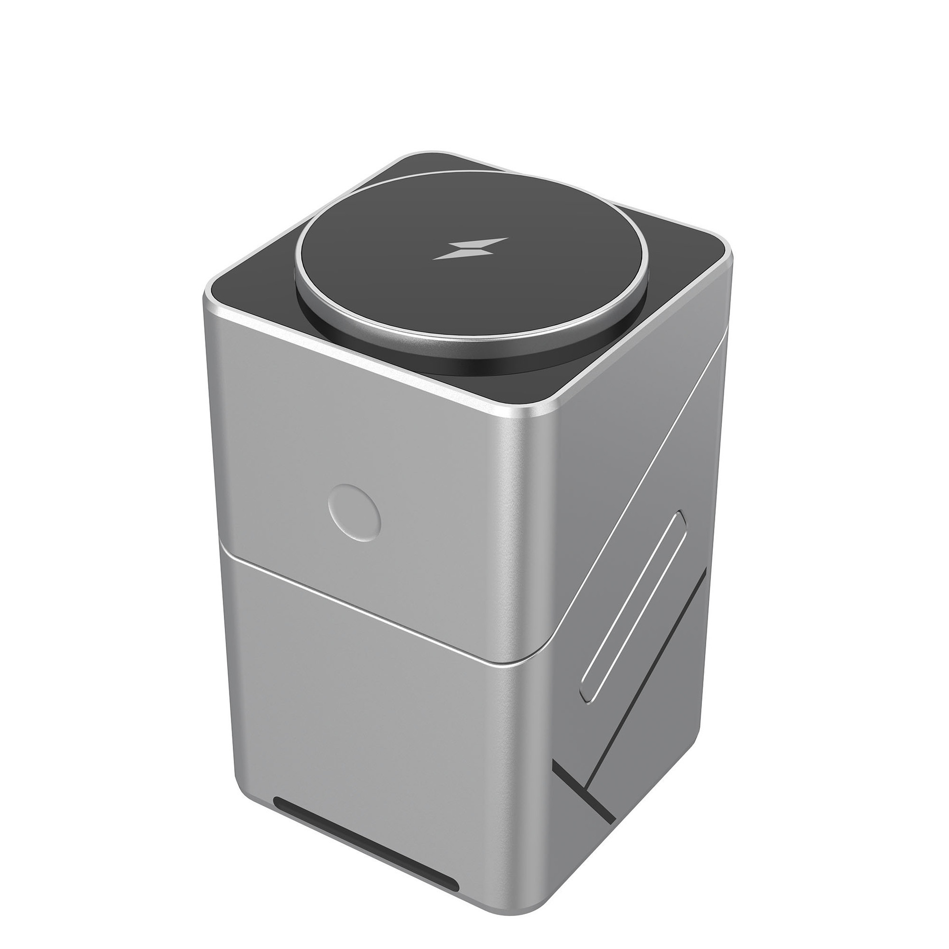 Cubo Rubik cargador inalámbrico de absorción magnética rotativa cuatro en uno fuerte transfronterizo 15W carga rápida lámpara de noche multifuncional cargador de escritorio