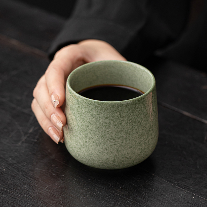 Taza de té Guyun, taza de té de cerámica mate doméstica, taza de té personal de gran capacidad, taza de té de kung fu, taza de té matcha