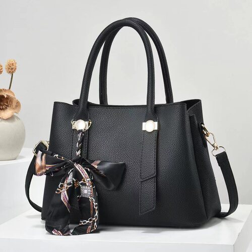 Ladies Handbag  New Trend Top Handle Bag Fashion Commute Versatile Shoulder Crossbody Gift for Mom Solid Color Women's Bag