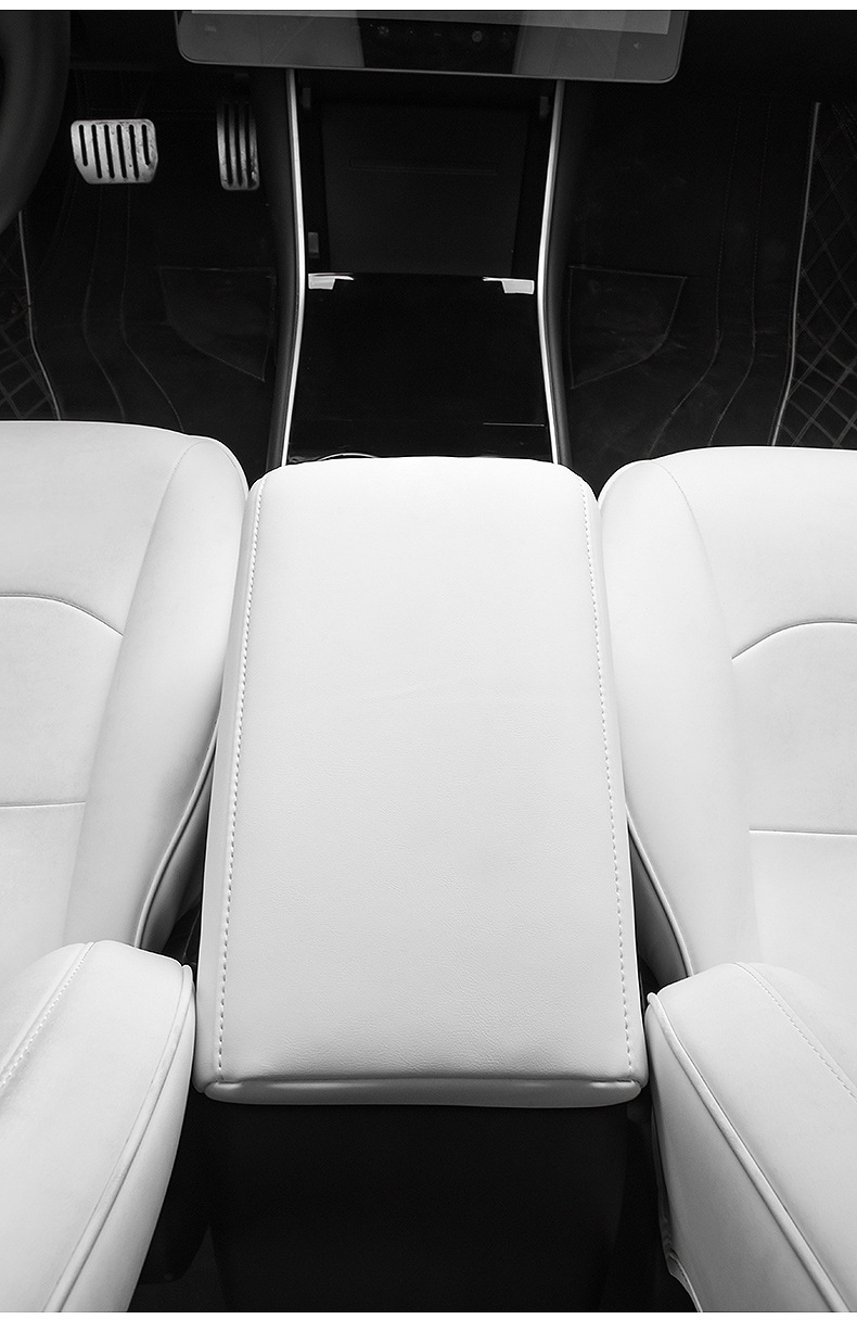 Suitable for Tesla model/3 armrest box heightening cover protective pad 23 modelx modified accessories