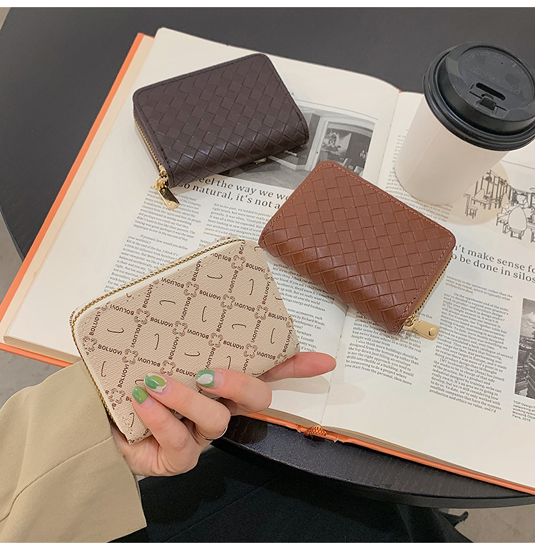 Unisex Stripe Pu Leather Zipper Coin Purse display picture 5