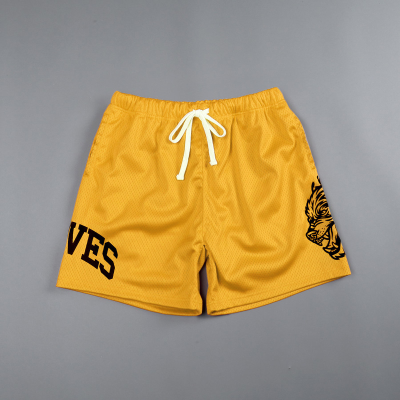 Foreign Trade Summer New Men's Fashion Beach Shorts Mesh Quick-Drying Multi-Color Sports Quarter Pants Basketball Pants