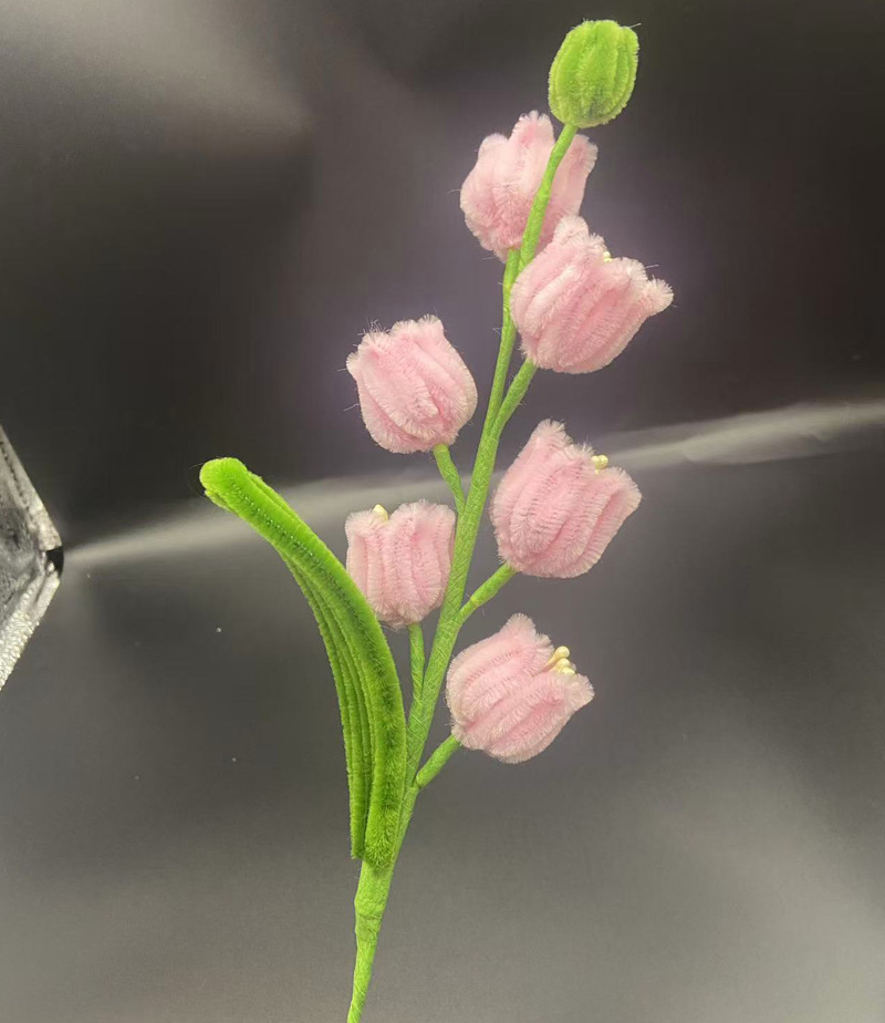 Single Twist Stick Finished Product, Handmade Arrangement Decoration, Lily Of The Valley Wedding Bouquet, Home_voghion.com