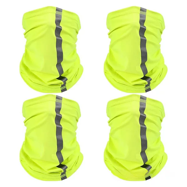 Spot Men's and Women's Reflective Strip Mask Summer Sunscreen Breathable Elastic Headgear Outdoor Sports Multifunctional Motorcycle Face Protection