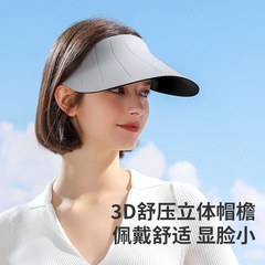 Summer Sunshade UV Protection Outdoor Cycling 3D Stereo Holographic Traceless Hip Hop Tennis Sun Hat