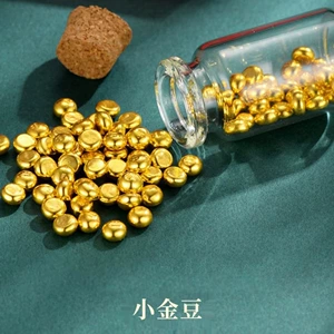 Сплав сплавов золотые золотые бобы с твердым золотом имитация Gold Investment Investment Investment Investment Gold Bar