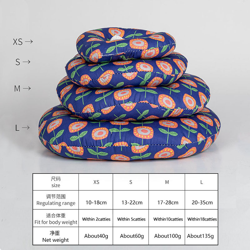 Anillo de mascota Elizabeth, hámster, conejo, gato, perro, collar, anillo de vergüenza, collar de esterilización, collar de cuello, collar de cabeza, anillo de arena