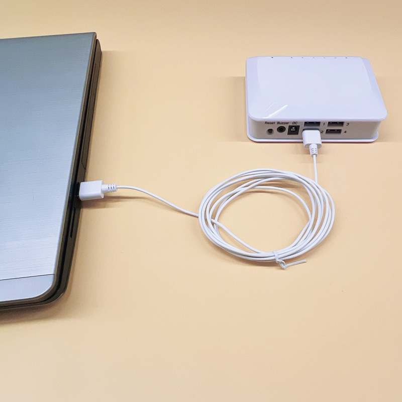 厂家批发多功一拖四路电脑接口报警器 笔记本电脑防盗器一拖四批