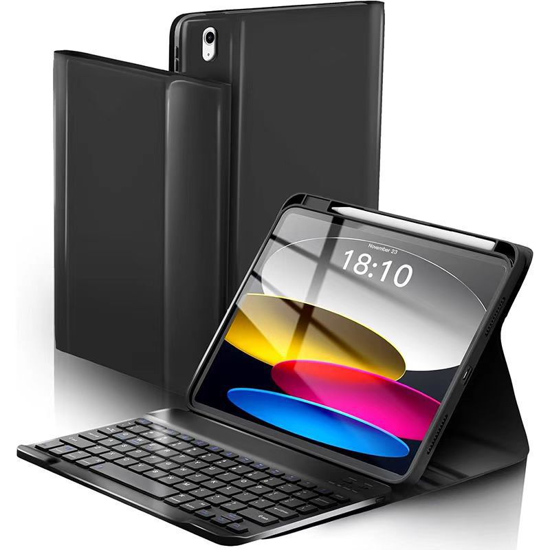 Suitable for iPad A16 Tablet Computer 11inch Protective Case 10.9 Generation Wireless Backlit Bluetooth Keyboard with Pen Slot