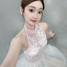 judydance 芭蕾舞练功服成人连体服女艺考体操服空中舞蹈服女纱裙