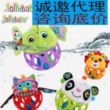 jollybaby婴儿手抓球宝宝扣洞洞玩具球新生儿触觉感知训练益智